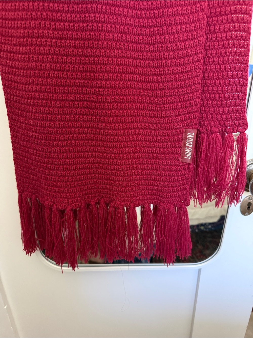 Taylor Swift All to Well   Knit Fringe Scarf - Picture 3 of 5